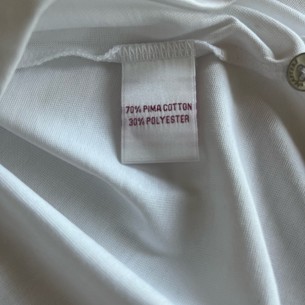 Magnolia Lane Collections Women’s White Masters Polo Size M - Picture 5 of 5